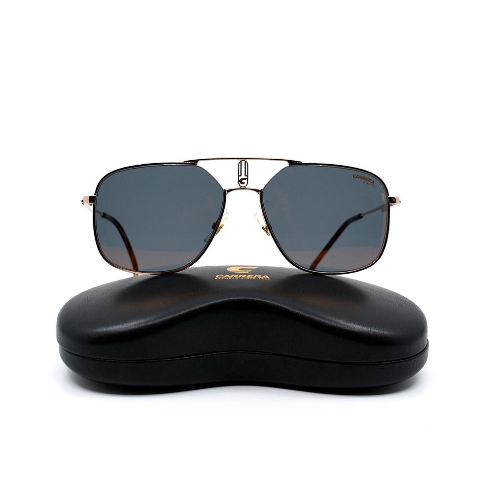 NEW CARRERA 1024/S GOLD/GREY GOLD MIRROR AVIATOR AUTHENTIC SUNGLASSES - Picture 8 of 12